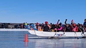 Sylvan Lake Ice Dragon Boat Festival Race